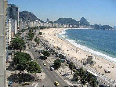 Vista Lateral Praia De Copacabana Rio de Janeiro Luaran gambar